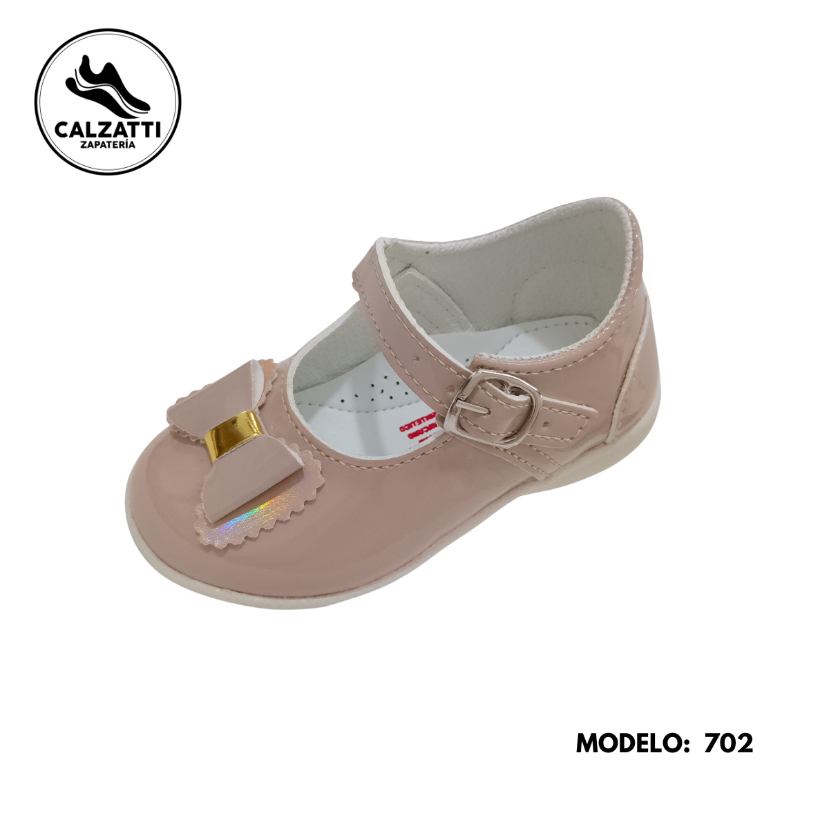 Zapato de niña con correa